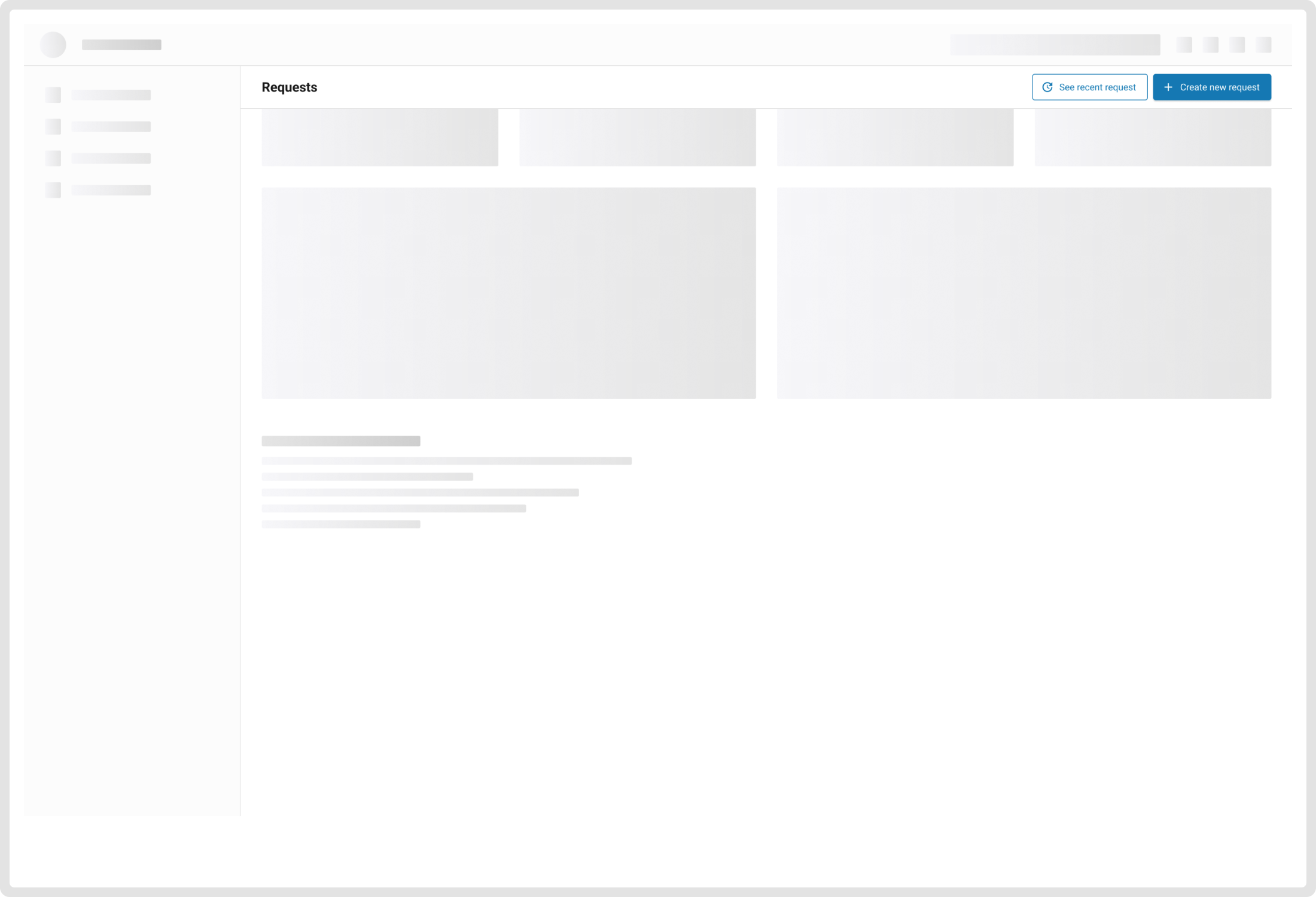 Page Header UI example